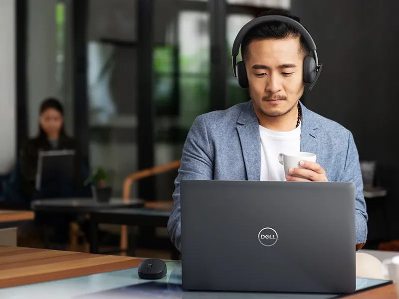 Dell WL3024 Wireless Headset - Black overview 2