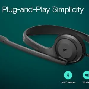 EPOS C1 High-Fidelity USB-C Wired On Ear Headset overview 2