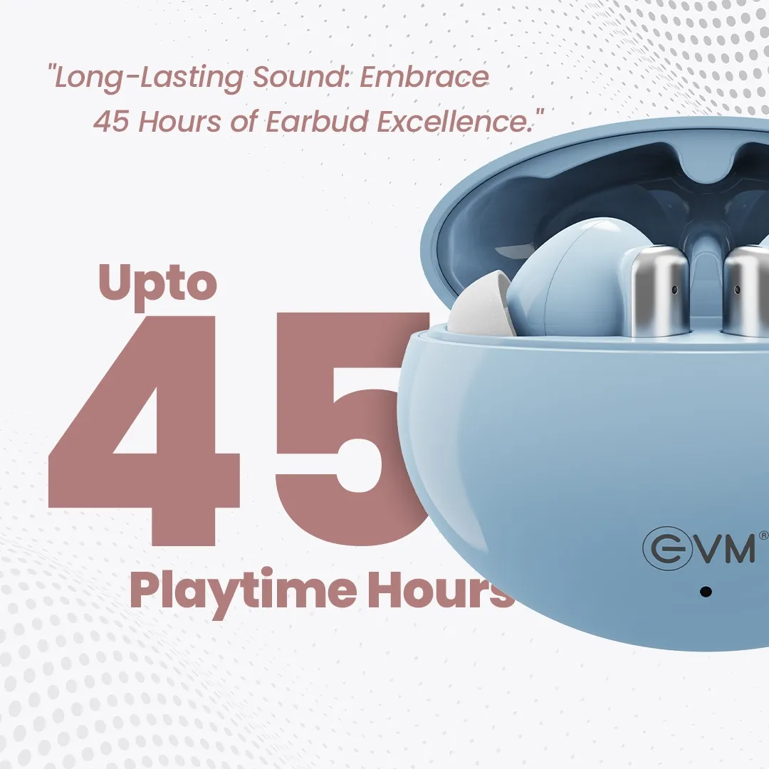 EVM EnBuds ANC TWS Bluetooth True Wireless Earbud (Blue) overview 2