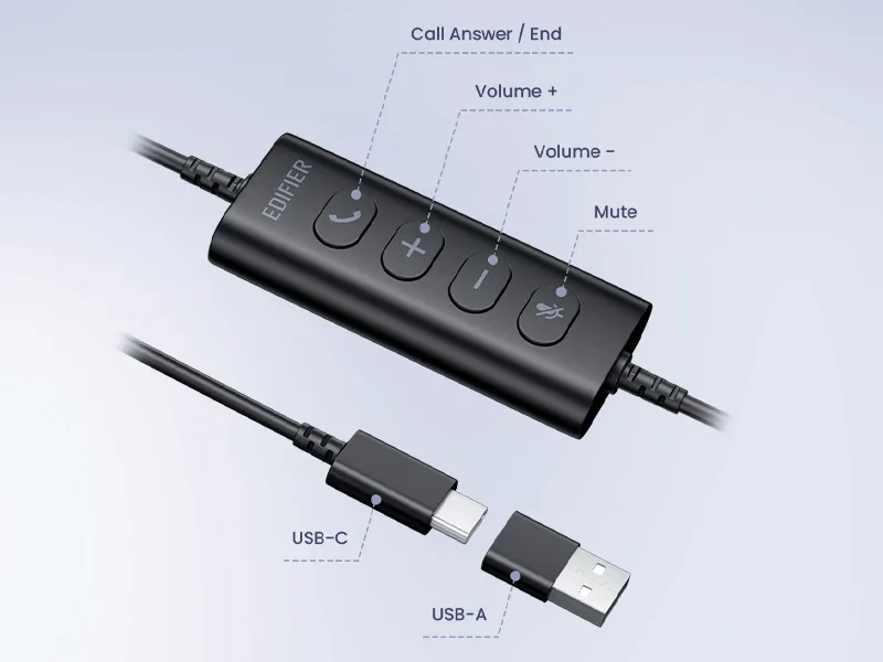Edifier CC100 Wired Mono Headset with Microphone overview 7