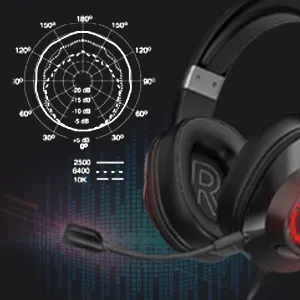 Edifier G2 II 7.1 Surround Sound Gaming Headphones (Black) overview 6