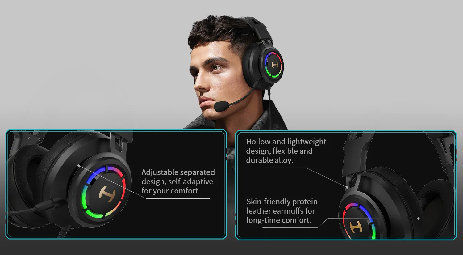 Edifier G35 7.1 Surround Sound USB Gaming Headphone (Black) overview 5