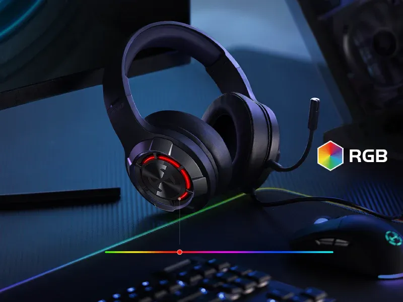 Edifier Hecate G30 II 7.1 Virtual Surround Sound Gaming Headphones With Mic (Black) overview 2