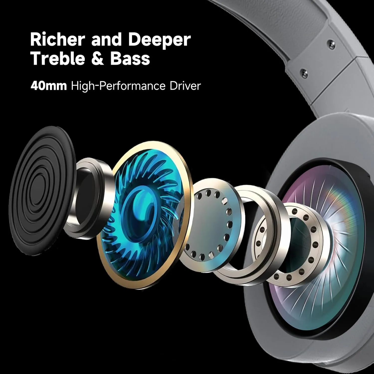 Edifier Hecate G30 II 7.1 Virtual Surround Sound Gaming Headphones With Mic (Grey) overview 2