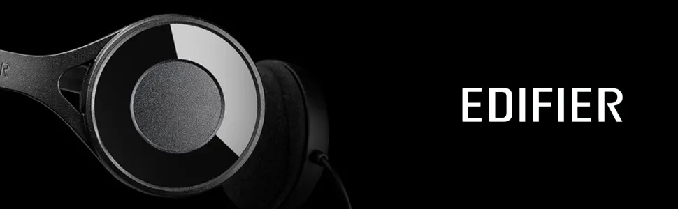 Edifier K550 On-Ear Wired Headphones with Microphone (Black) overview 1