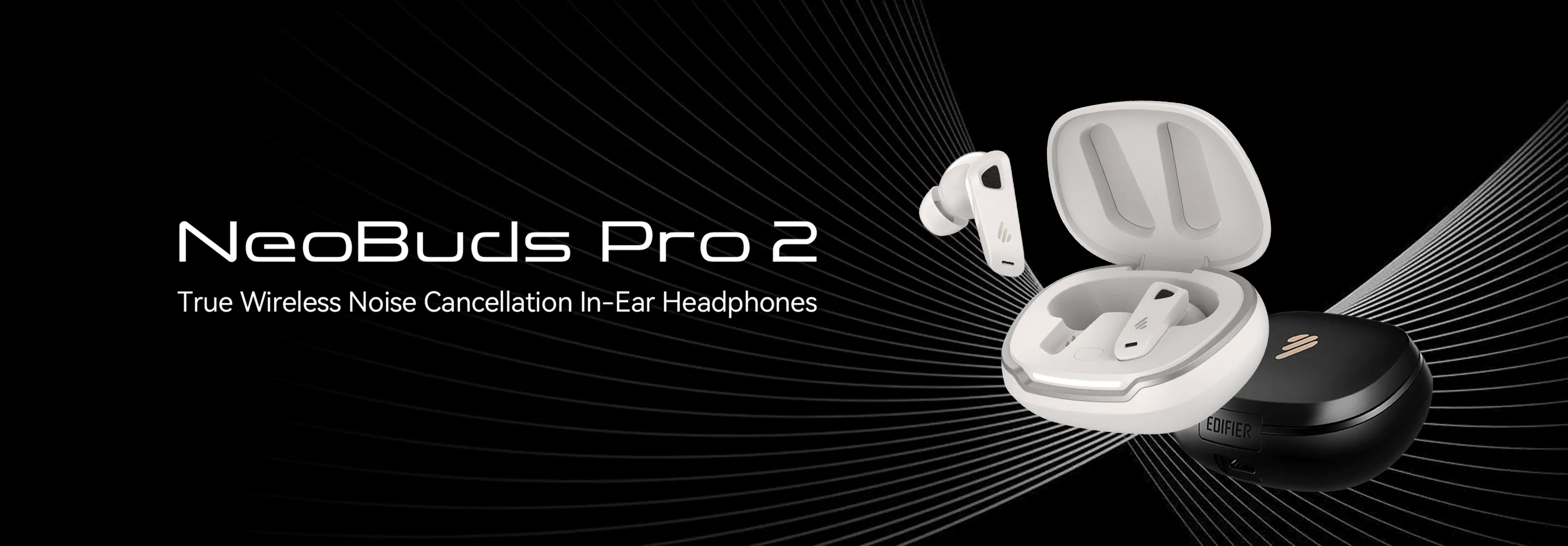 Edifier NeoBuds Pro 2 True Wireless Noise Cancellation In-Ear Headphones (Ivory) overview 1
