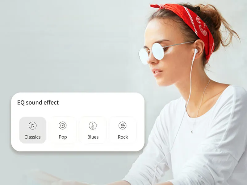 Edifier P180 Plus Usb-C Earbuds With Remote & Mic Immersive Sound With Hi-Res Audio - In Ear, White overview 6