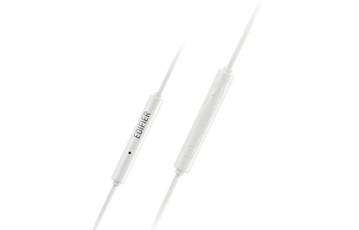 Edifier P180 Plus Wired In Ear Earbuds with Mic 3.5mm Jack (White) overview 2