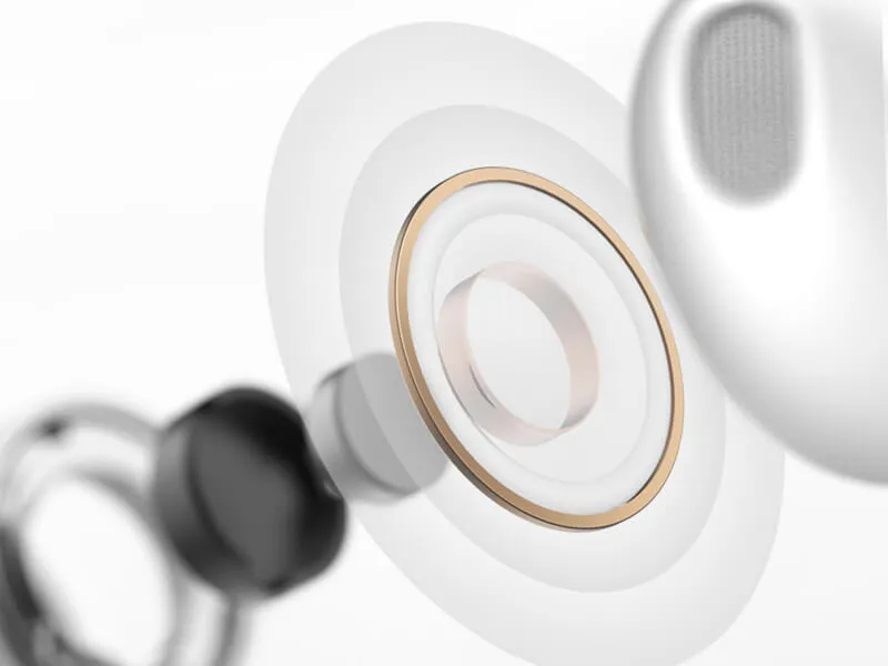 Edifier P180 USB-C Earbuds with Remote & Mic Immersive Sound with Hi-Res Audio (White) overview 2