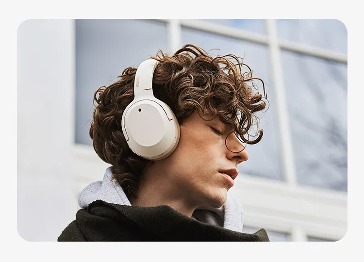 Edifier W820Nb Plus Wireless Noise Cancellation Over-Ear Headphones (Ivory) overview 11