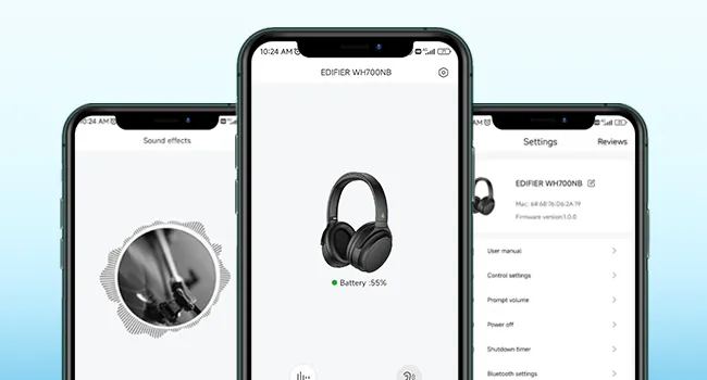 Edifier WH700NB Active Noise Cancelling Headphones (Ivory) overview 14