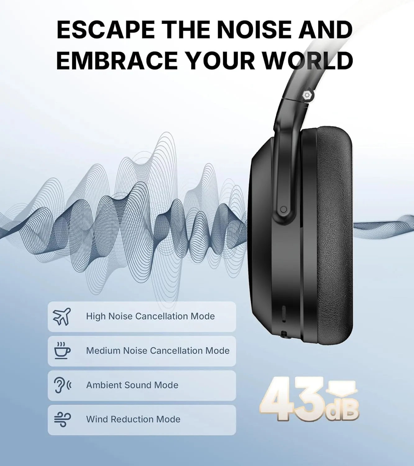 Edifier WH700NB Pro Wireless Over-Ear Headphones (IVORY) overview 4