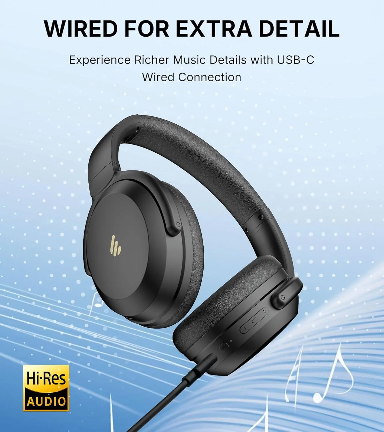 Edifier WH700NB Pro Wireless Over-Ear Headphones (IVORY) overview 8