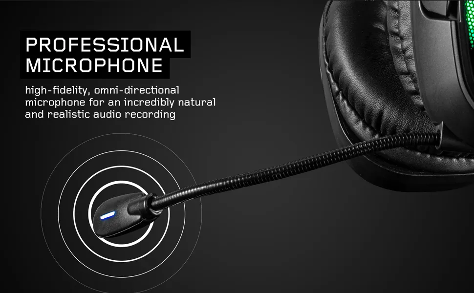 Galax SONAR 04 On Ear Gaming Headphones with Professional Mic (Black) overview 4