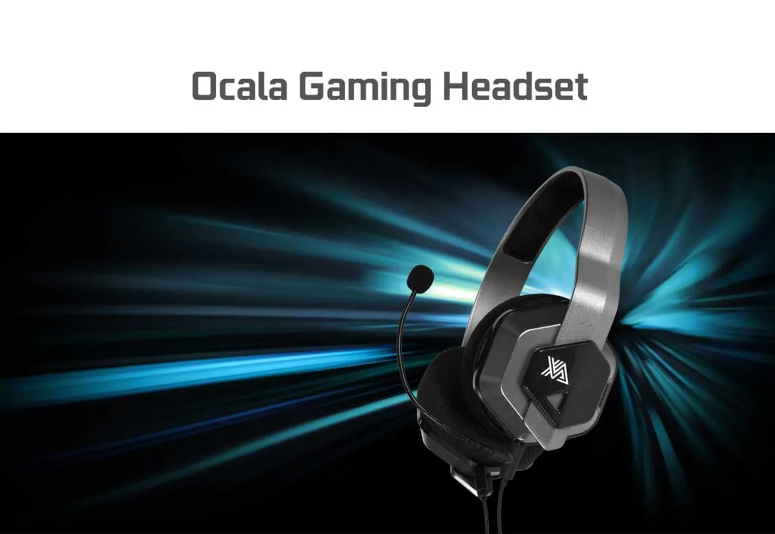 Galax Xanova Ocala XH200 7.1 Gaming Headset (Black) overview 1