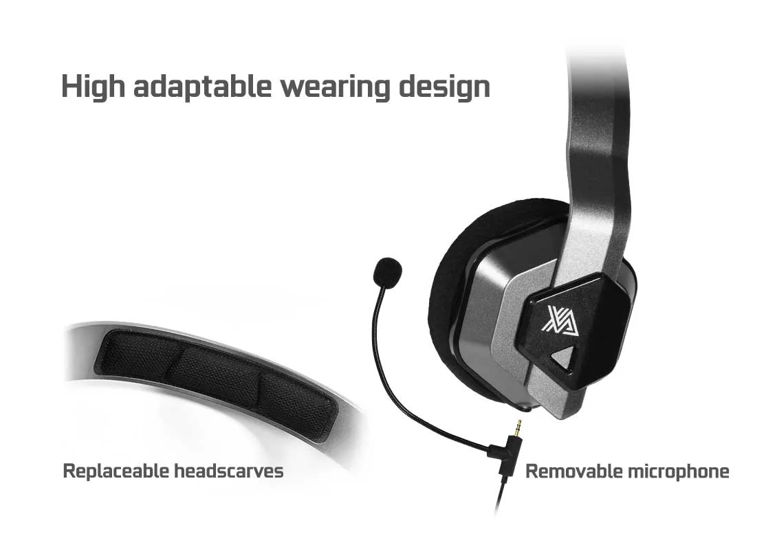 Galax Xanova Ocala XH200 7.1 Gaming Headset (Black) overview 6