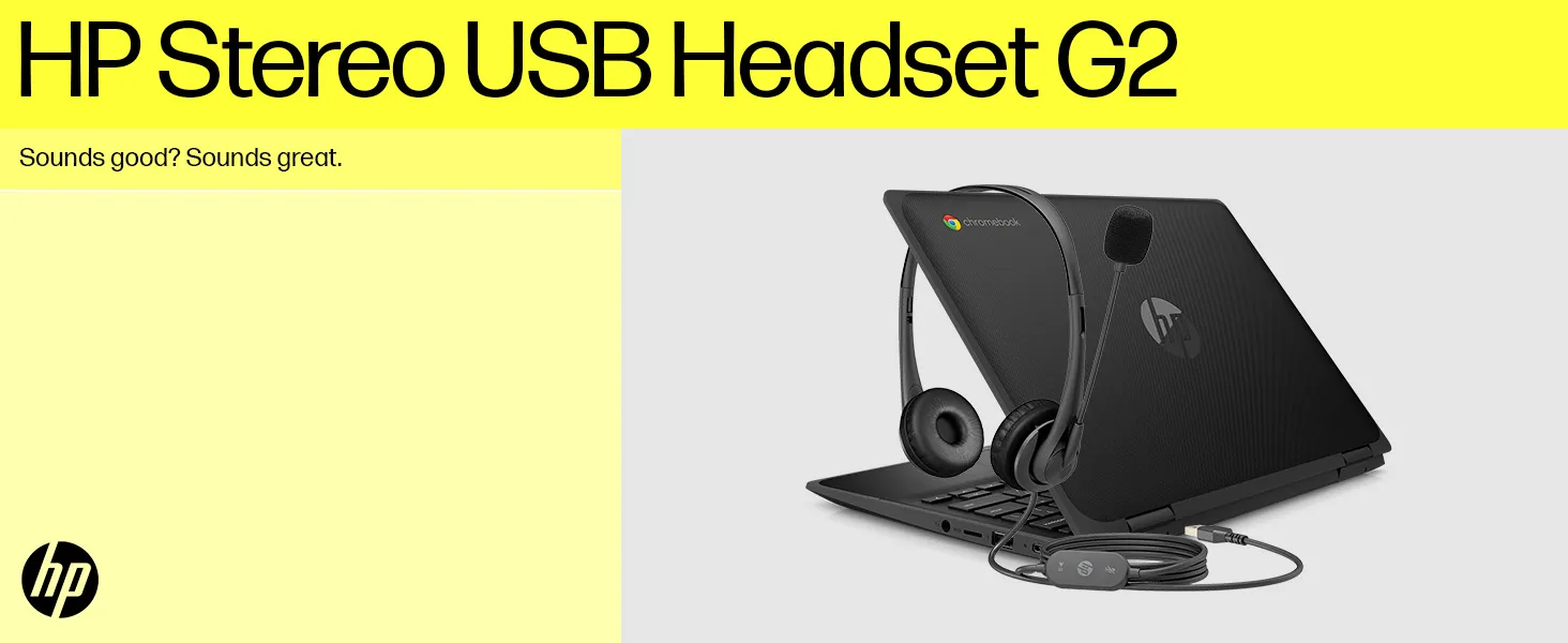 HP Stereo USB Headset G2 overview 1