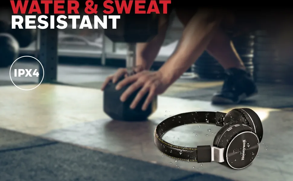 Honeywell Moxie V10 Bluetooth Wireless Headphone - Black overview 3