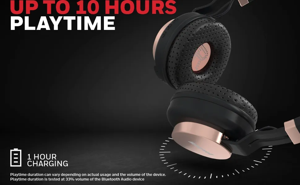 Honeywell Suono P10 Bluetooth Over Ear Headphones - Rose Gold overview 2