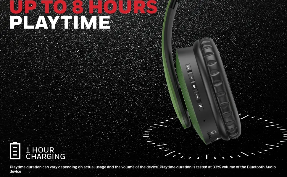 Honeywell Suono P20 Bluetooth Wireless Over Ear Headphone Olive Green overview 2