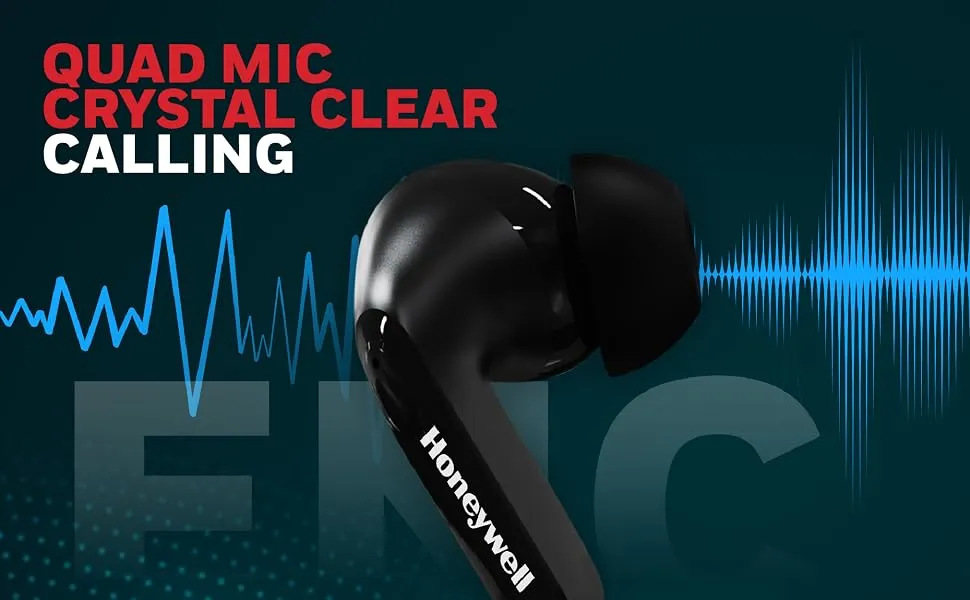 Honeywell Suono P2100 Bluetooth TWS Earbuds (Black) overview 4
