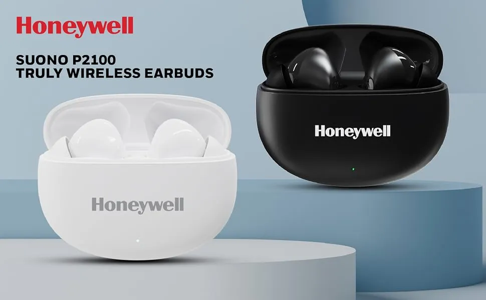 Honeywell Suono P2100 Bluetooth TWS Earbuds (White) overview 1
