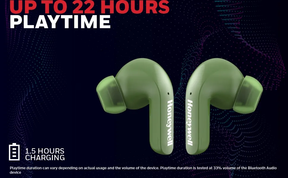 Honeywell Suono P3000 Truly Wireless Earbuds (Olive Green) overview 2