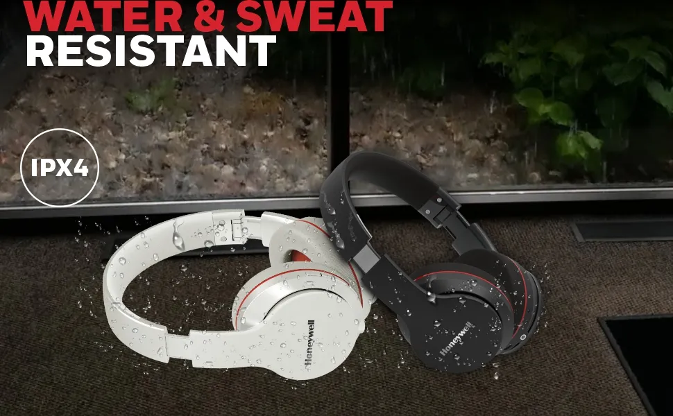 Honeywell Trueno U10 ANC Bluetooth Wireless Over Ear Headphones - Silver overview 7