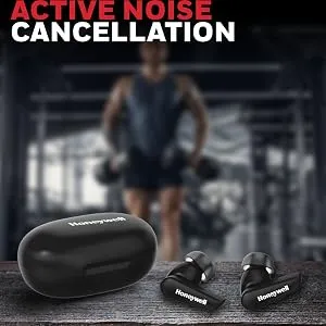 Honeywell Trueno U5000 Truly Wireless ANC Earbuds (Black) overview 6