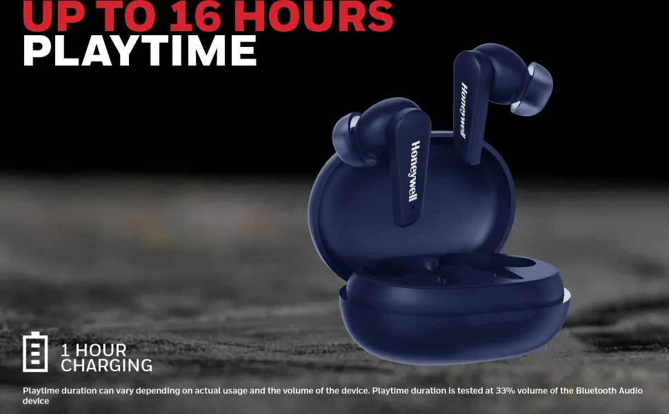 Honeywell Trueno U5000 Truly Wireless ANC Earbuds (Blue) overview 2