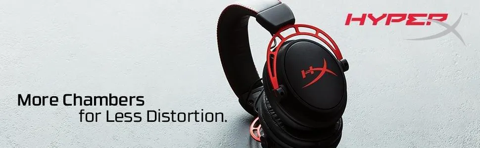 HyperX Cloud Alpha - Gaming Headset (Black-Red) overview 1