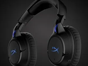 HyperX Cloud Flight For PlayStation Over Ear Wireless Gaming Headset (Black-Blue) overview 4