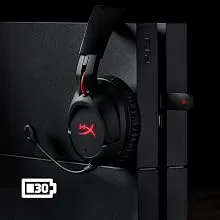 HyperX Cloud Flight Wireless Headset (Black-Red) overview 3