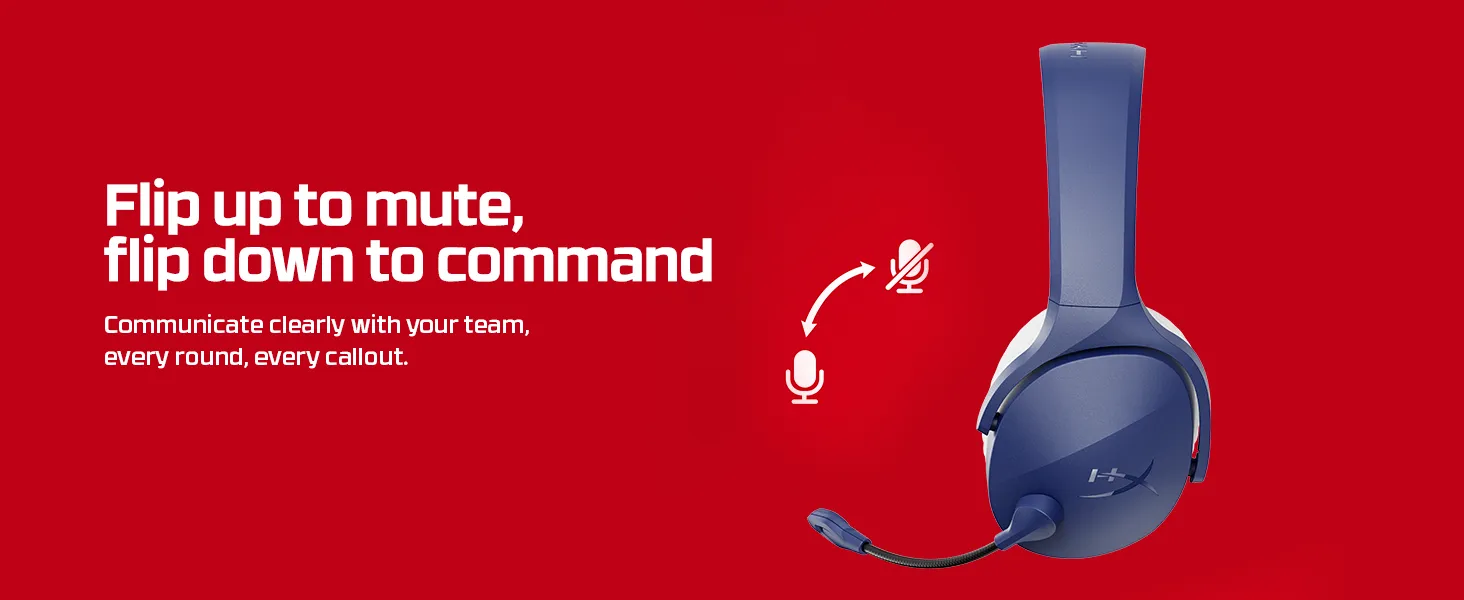 HyperX Cloud Jet Wireless Gaming Headset (Light Blue) AM7A0AA overview 3
