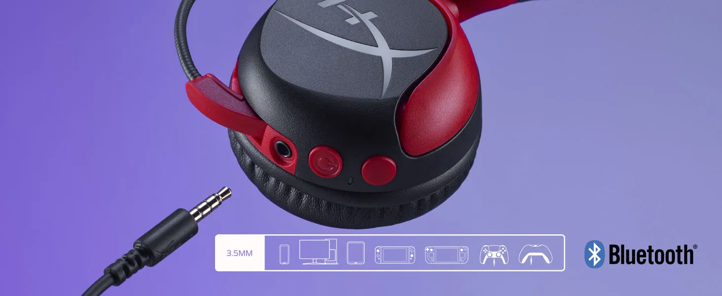 HyperX Cloud Mini Wireless Gaming Headset (Black) overview 7