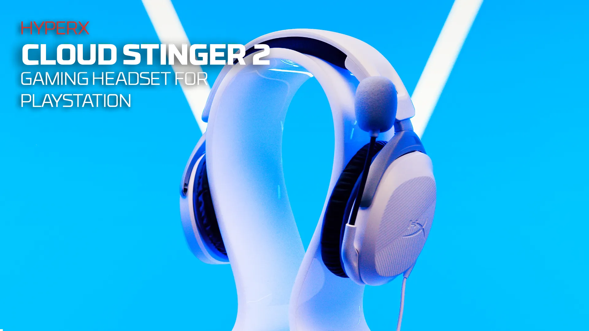 HyperX Cloud Stinger 2 Gaming Headset for PlayStation (White) overview 1