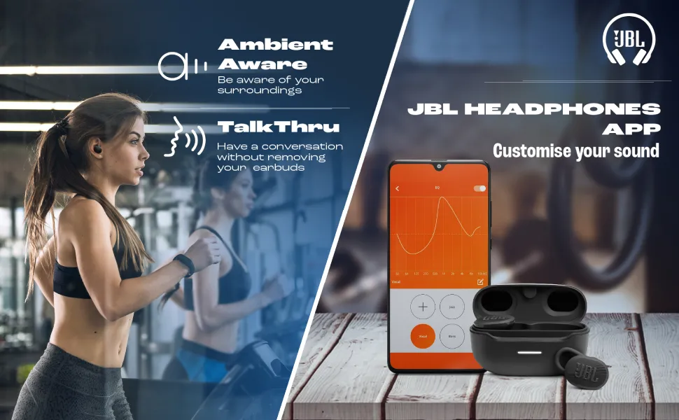 JBL Endurance Race True Wireless in Ear Earbuds (Black) overview 5
