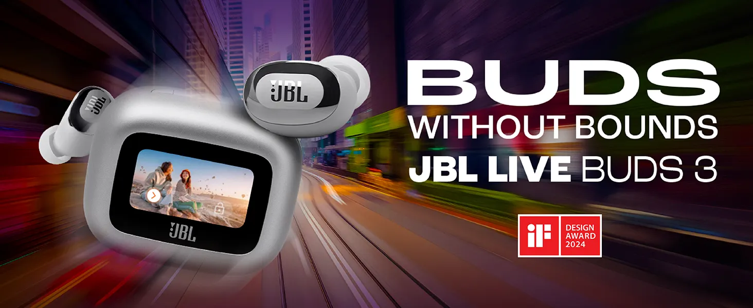 JBL Live Buds 3 TWS Hi-Res Audio True ANC Earbuds (Black) overview 1