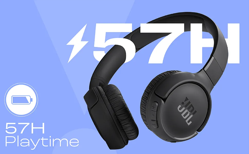 JBL Tune 520BT Wireless On Ear Headphones with Mic (Blue) overview 5