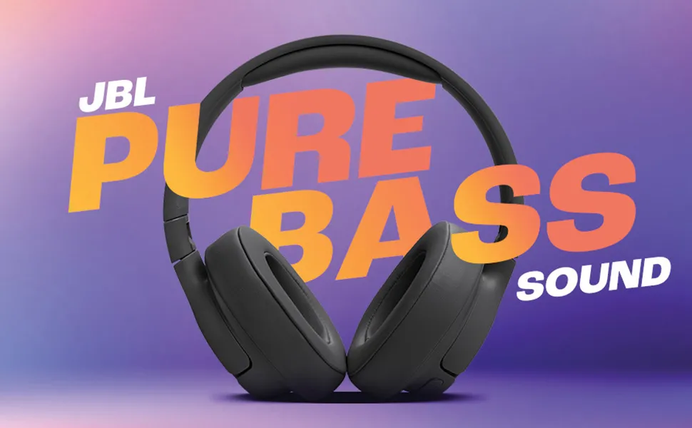 JBL Tune 720BT Wireless Over Ear Headphones with Mic (Black) overview 5