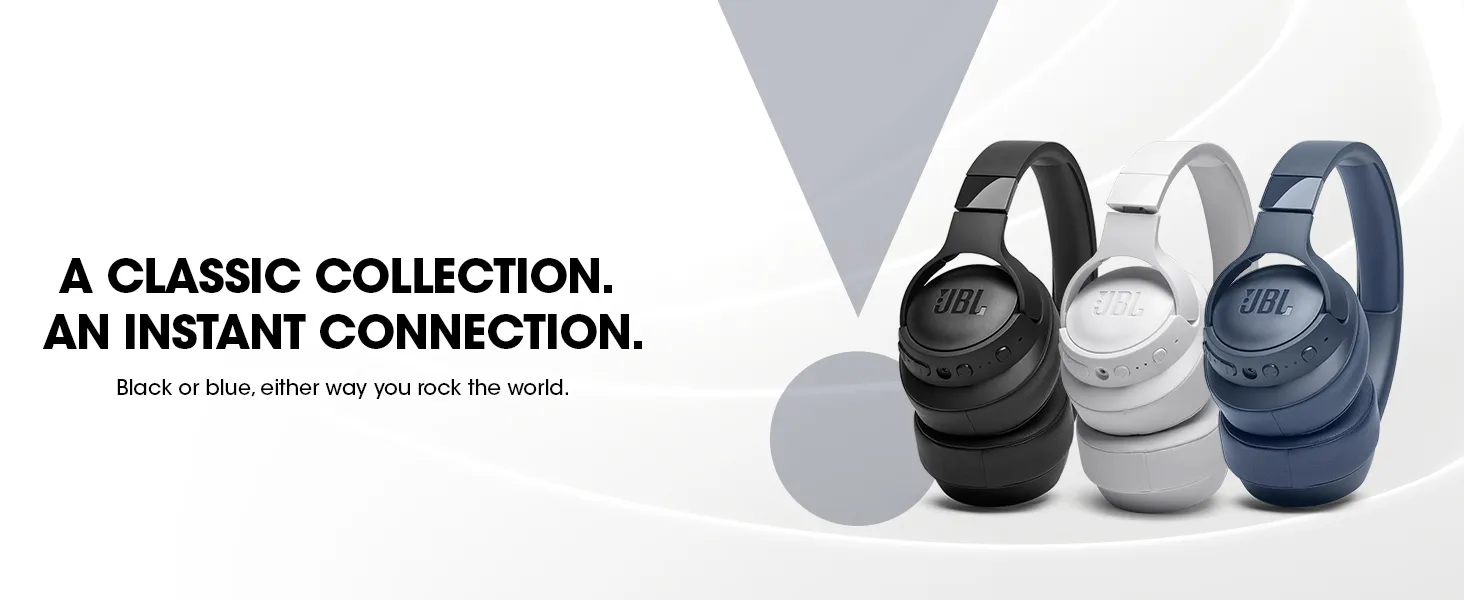 JBL Tune 760NC, Wireless Over Ear Active Noise Cancellation Headphones, Blue overview 10