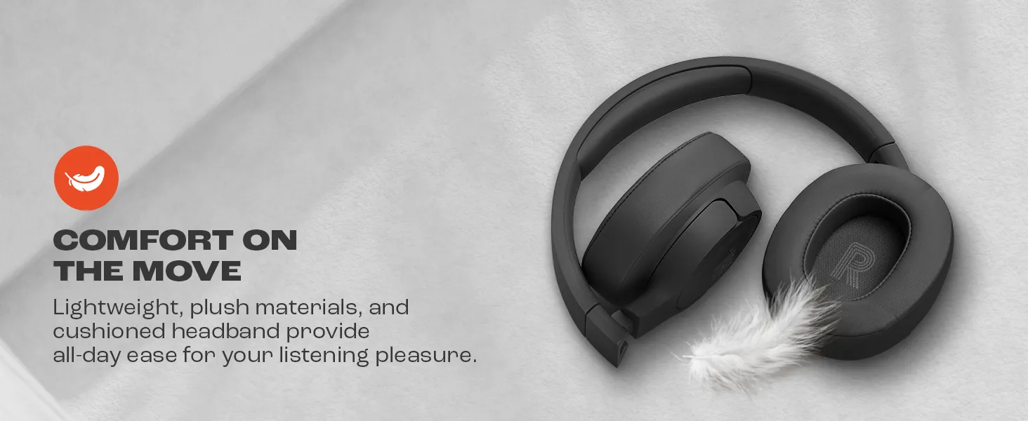 JBL Tune 770NC Wireless Over Ear ANC Headphones with Mic (Blue) overview 13