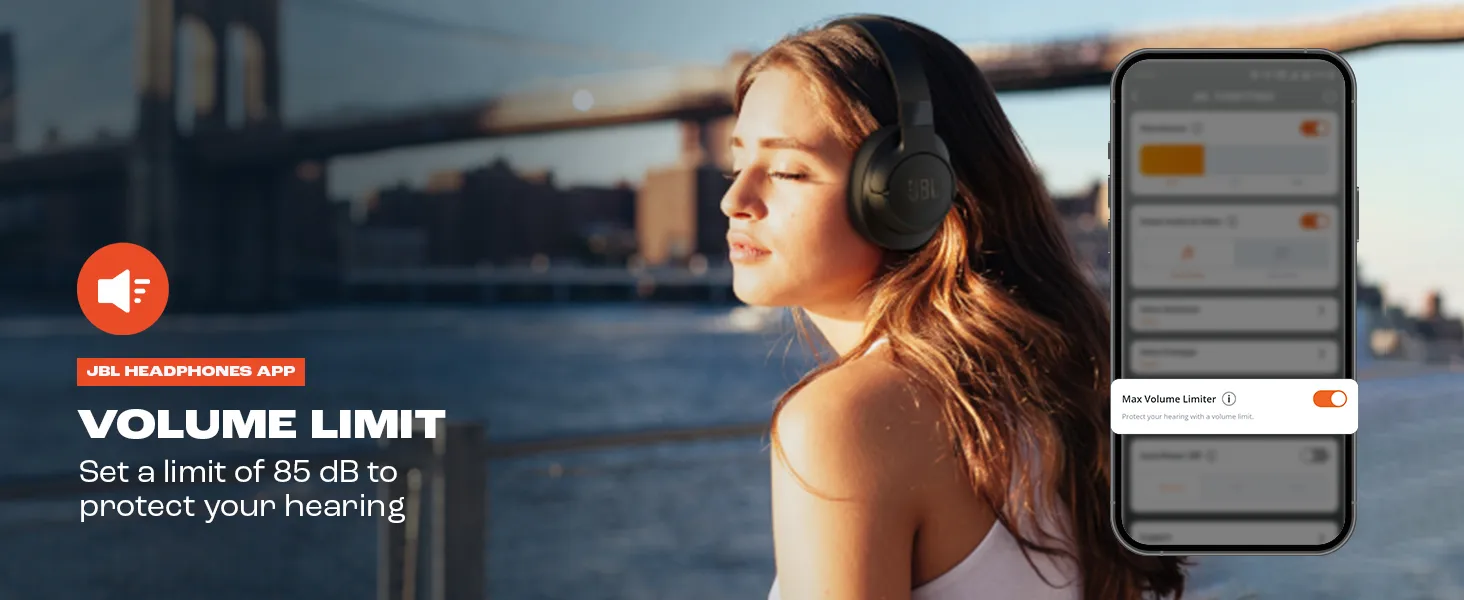 JBL Tune 770NC Wireless Over Ear ANC Headphones with Mic (White) overview 9
