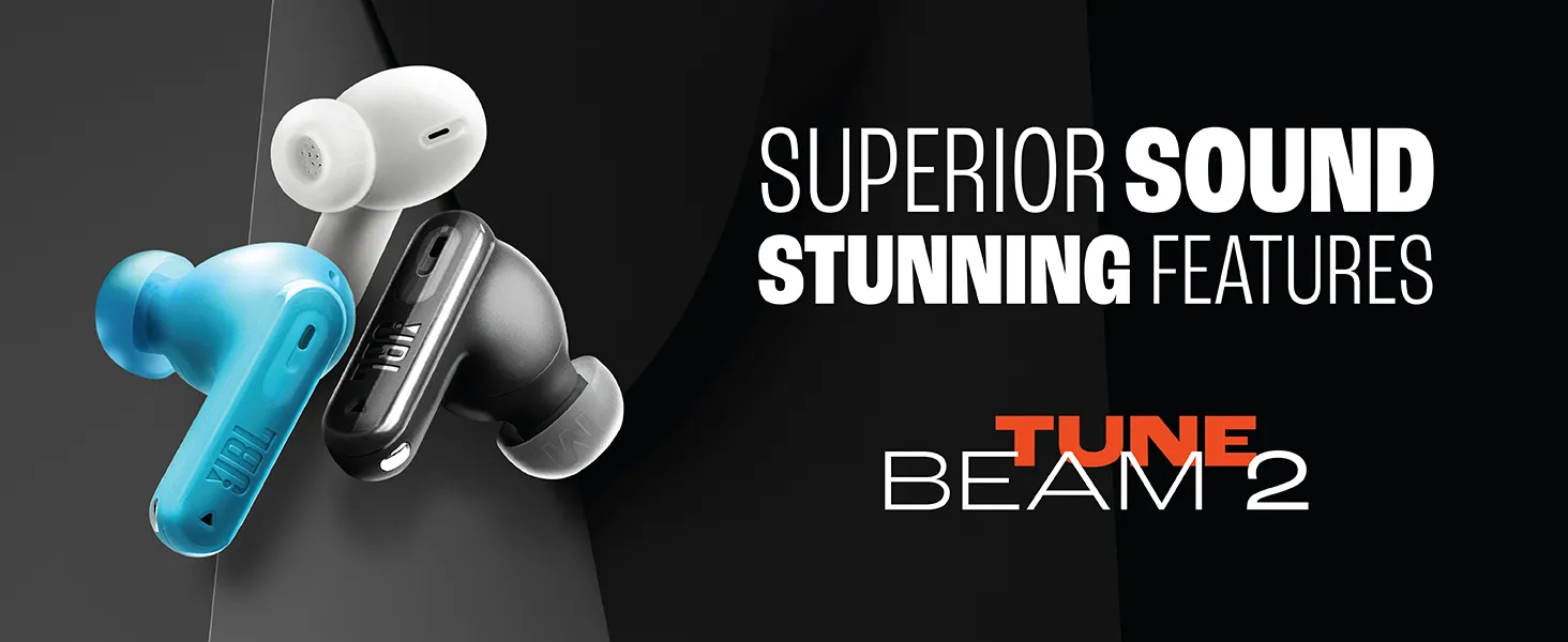 JBL Tune Beam 2 TWS Earbuds (Black) overview 1