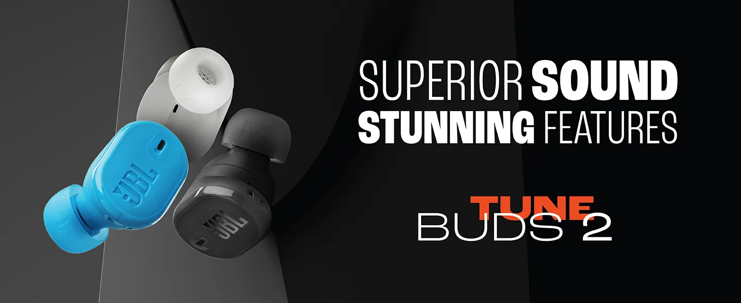 JBL Tune Buds 2 TWS ANC Earbuds (White) overview 1