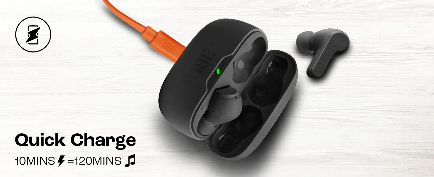 JBL Wave Beam in-Ear Earbud (Beige) overview 4