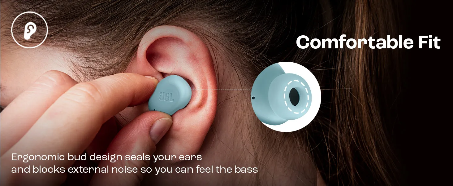 JBL Wave Buds in-Ear Earbuds (TWS) with Mic (Black) overview 8