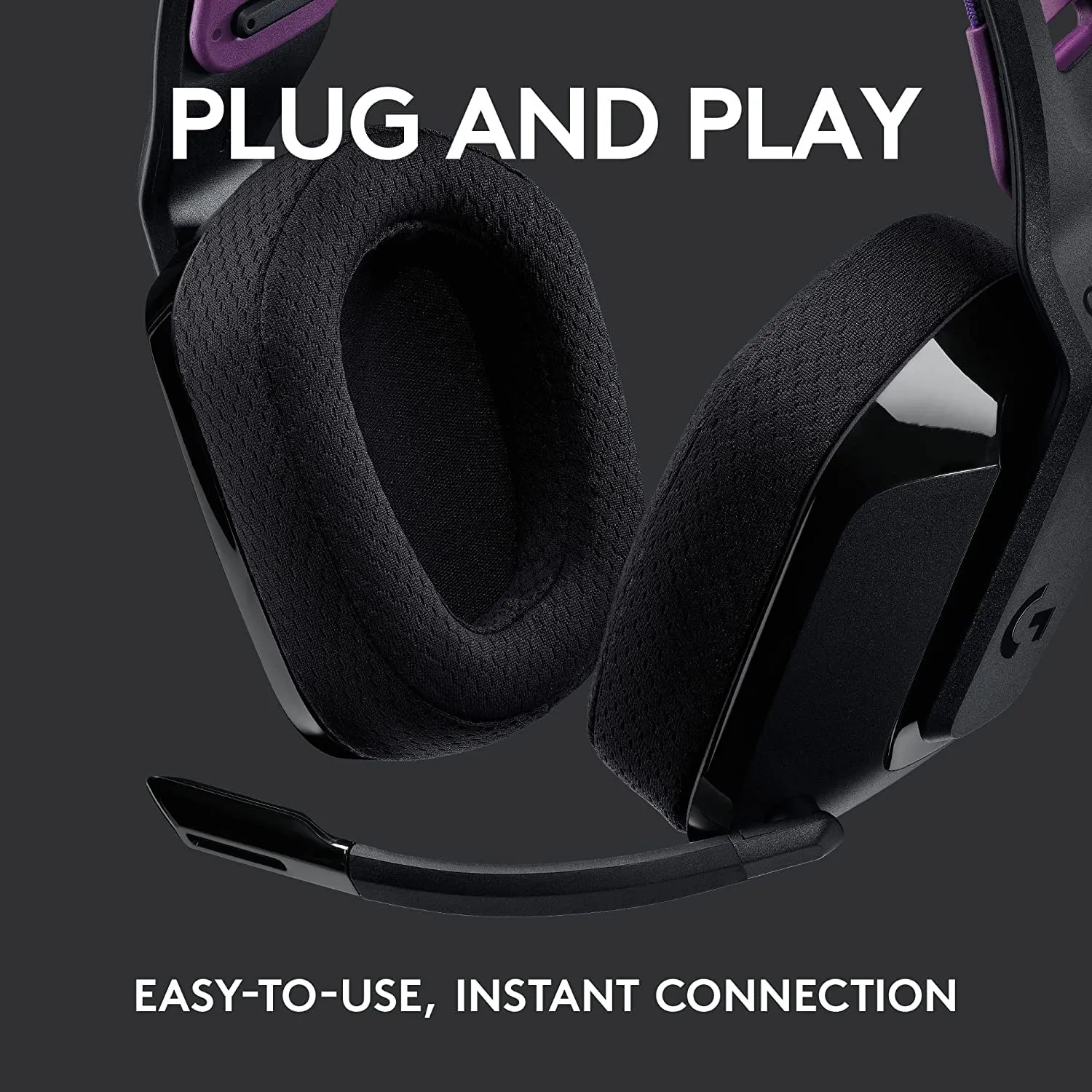 Logitech G335 Gaming Headset (Black) overview 2