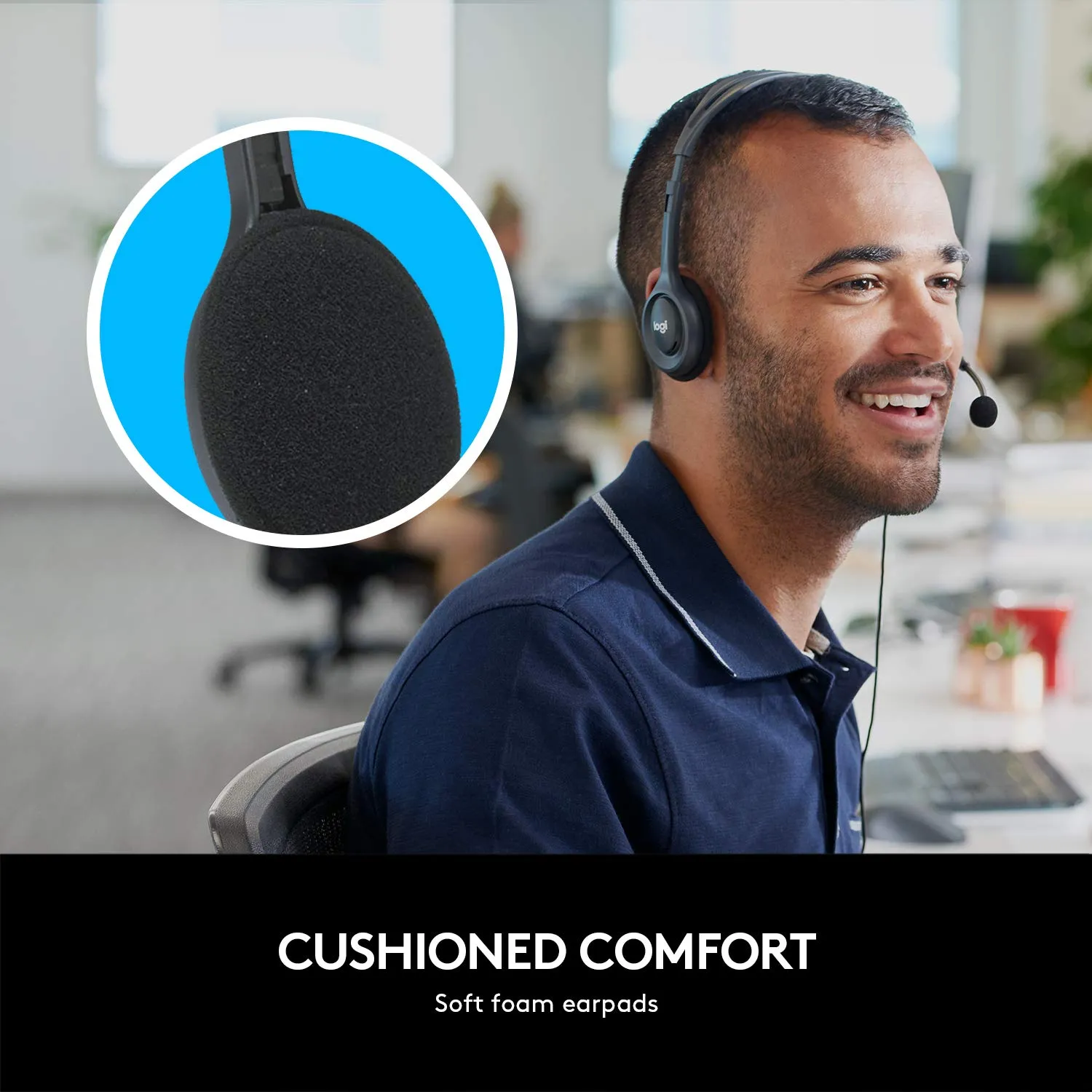 Logitech H111 Headset overview 1
