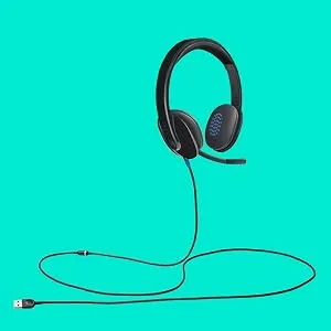 Logitech H540 Stereo Wired On Ear Headphones With Mic (Black) overview 9